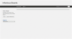 Desktop Screenshot of infectiousboards.com